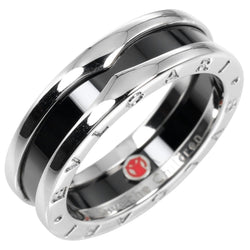 [Bvlgari] bulgari 
 Beezero Wan Save Zachildren No. 18 Anillo / anillo 
 B.Zero1 Silver 925 × Cerámica aproximadamente 7.19 g Be cero One Save the Children Men a Rank