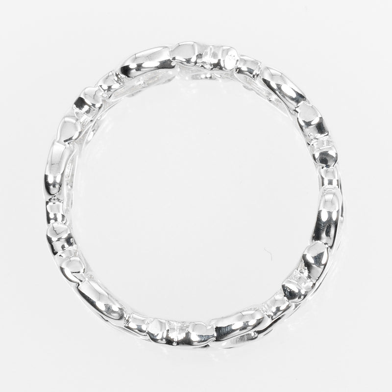 [Tiffany & co.]TIFFANY&Co.
 Rubbing Heart Band No. 11 Ring
 Silver 925 about 3.39g RubBing Heart Band Ladies A Rank