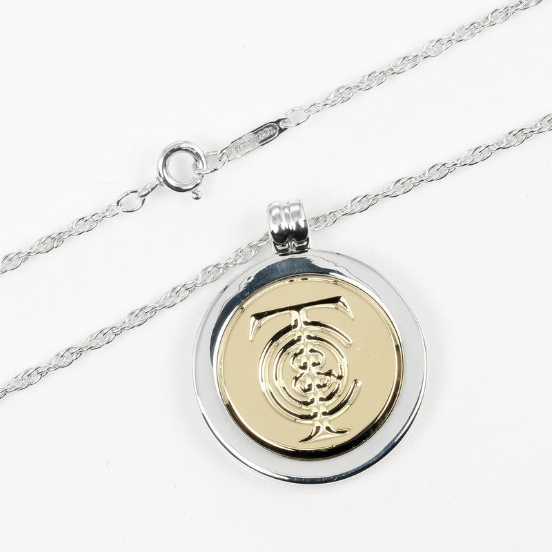 [Tiffany & co.]TIFFANY&Co.
 T & C coin Necklace
 Silver 925 ×18KYellow Gold Approximately 14.6g T & C Coin Ladies A Rank