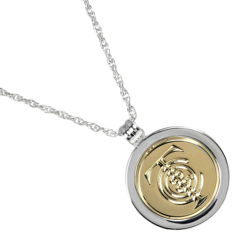 [Tiffany & co.]TIFFANY&Co.
 T & C coin Necklace
 Silver 925 ×18KYellow Gold Approximately 14.3g T & C Coin Ladies A Rank