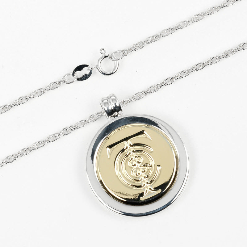 [Tiffany & co.]TIFFANY&Co.
 T & C coin Necklace
 Silver 925 ×18KYellow Gold Approximately 14.3g T & C Coin Ladies A Rank