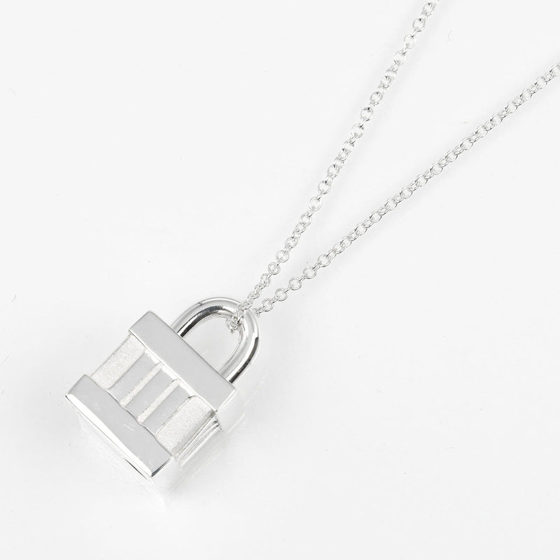 【TIFFANY&Co.】ティファニー
 アトラス ロック ネックレス
 シルバー925 約11.5g atlas lock レディースAランク