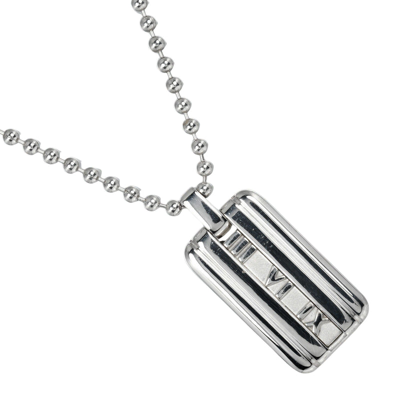 [Tiffany & co.]TIFFANY&Co.
 Atlas Bar Necklace
 ballChain Silver 925 Approximately 19.2g Atlas Bar Ladies A Rank