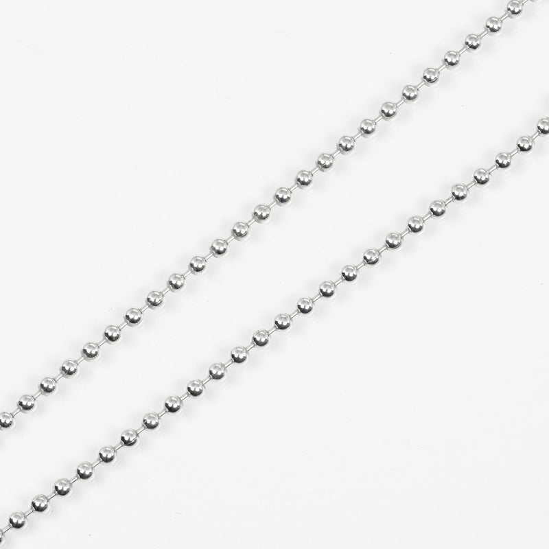 [Tiffany & co.]TIFFANY&Co.
 Atlas Bar Necklace
 ballChain Silver 925 Approximately 19.2g Atlas Bar Ladies A Rank