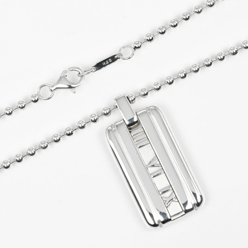 [Tiffany & co.]TIFFANY&Co.
 Atlas Bar Necklace
 ballChain Silver 925 Approximately 19.2g Atlas Bar Ladies A Rank