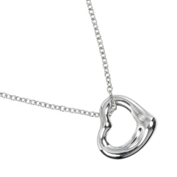 [Tiffany & co.]TIFFANY&Co.
 Collar de corazón abierto 
 Modelo de 11 mm plateado 925 aproximadamente 2g damas de corazón abierto un rango