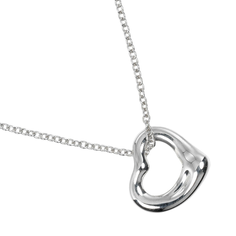 [Tiffany & co.] Tiffany 
 Collier de coeur ouvert 
 Modèle de 11 mm Silver 925 Environ 2 g de cœur ouvert mesdames un rang