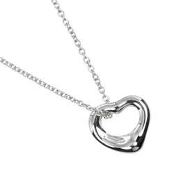 【TIFFANY&Co.】ティファニー
 オープンハート ネックレス
 11mmモデル シルバー925 約2.1g Open heart レディースAランク