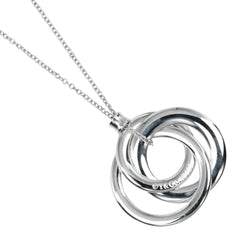 [Tiffany & co.] Tiffany 
 1837 Collier de cercle imbriqué 
 Silver 925 environ 5.1g 1837 Entrelocking Circle Madies A RANG