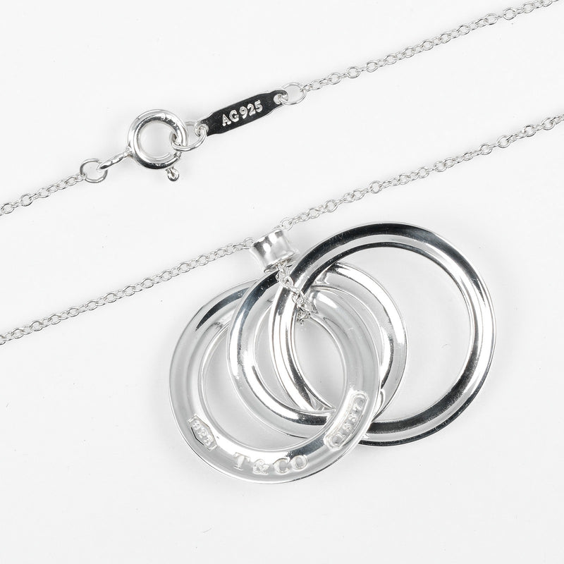 [Tiffany & co.]TIFFANY&Co.
 1837 Interlocking Circle Necklace
 Silver 925 about 5.1g 1837 Interlocking Circle Ladies A Rank