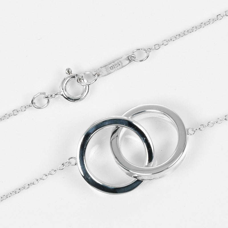 [Tiffany & co.]TIFFANY&Co.
 1837 Interlocking Circle Necklace
 Silver 925 about 4.9G 1837 Interlocking Circle Ladies A Rank