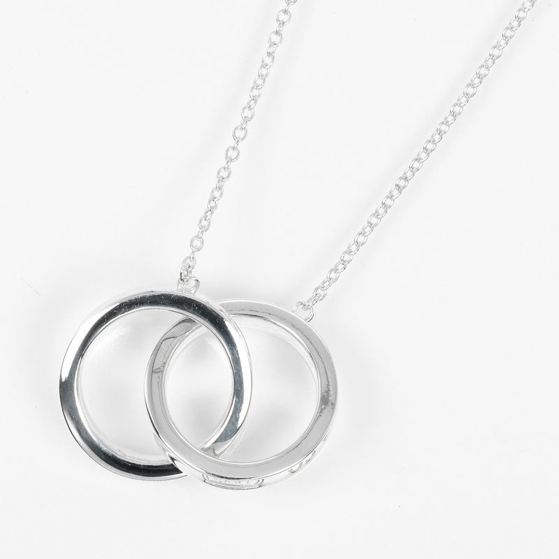 [Tiffany & co.] Tiffany 
 1837 Collier de cercle imbriqué 
 Silver 925 environ 4,3 g 1837 Entrelocking Circle Madies A Rank