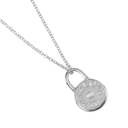 [Tiffany & co.]TIFFANY&Co.
 1837 Round Rock Necklace
 Silver 925 x Diamond about 2.5g 1837 ROUND ROCK Ladies A Rank