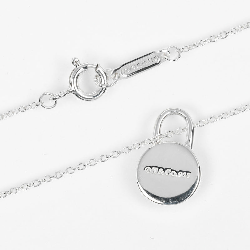 [Tiffany & Co.]TIFFANY&Co.
 1837 둥근 바위 목걸이 
 실버 925 X 다이아몬드 약 2.6G 1837 라운드 록 레이디스 랭크