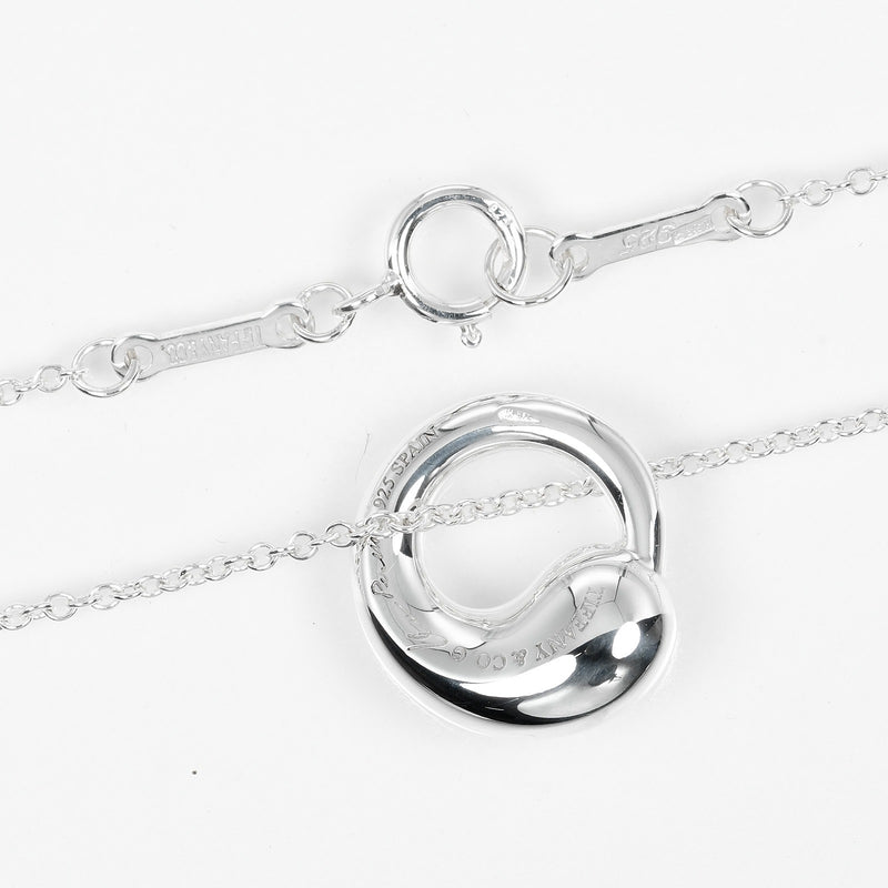 [Tiffany & co.]TIFFANY&Co.
 Eternal circle Necklace
 Silver 925 about 3.8g Eternal Circle Ladies A Rank