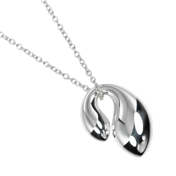 [Tiffany & co.]TIFFANY&Co.
 Collar de doble nivel 
 Silver 925 aproximadamente 5.6g Doble lágrima Damas A Rank