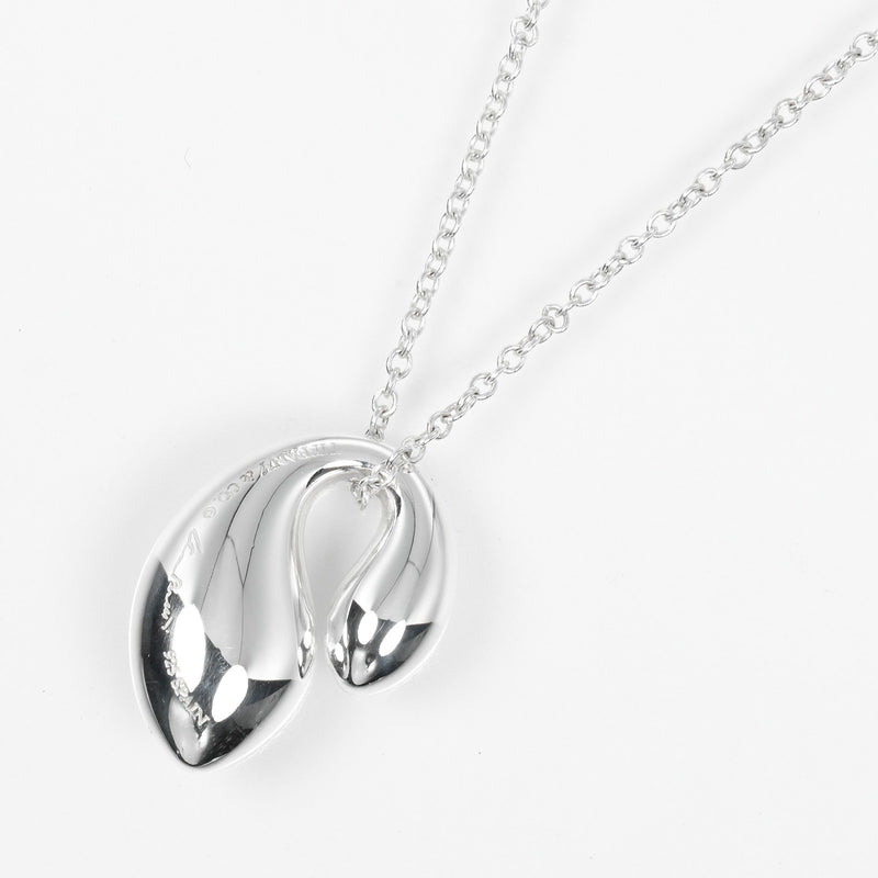 [Tiffany & co.] Tiffany 
 Collier à double niveau 
 Silver 925 Environ 5,6 g de double larme de larme