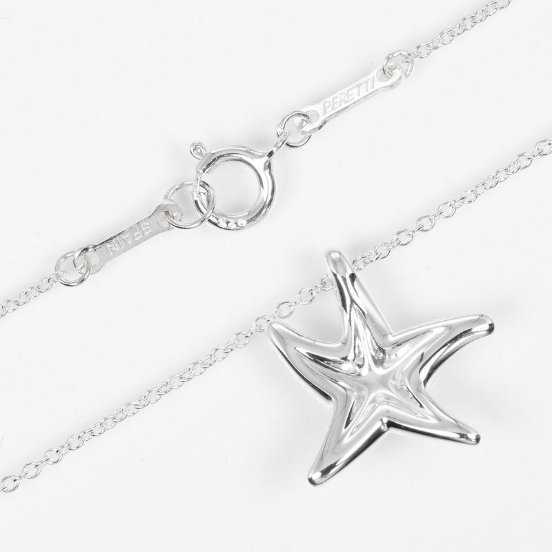 【TIFFANY&Co.】ティファニー
 スターフィッシュ ネックレス
 シルバー925 約2.9g Star fish レディースAランク