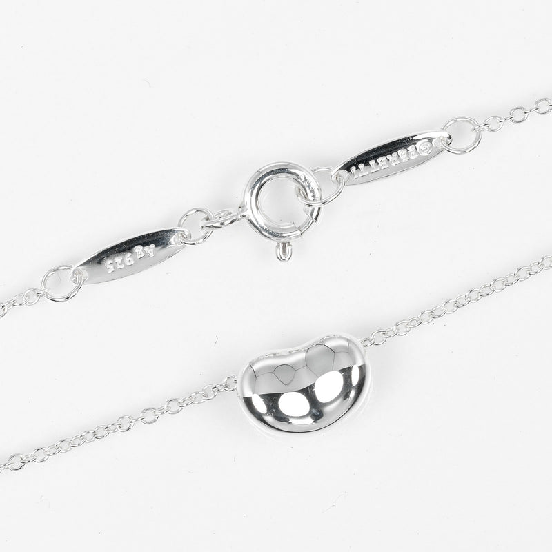 [Tiffany & co.]TIFFANY&Co.
 Collar de frijoles 
 Silver 925 aproximadamente 2.5 g de damas de frijoles un rango