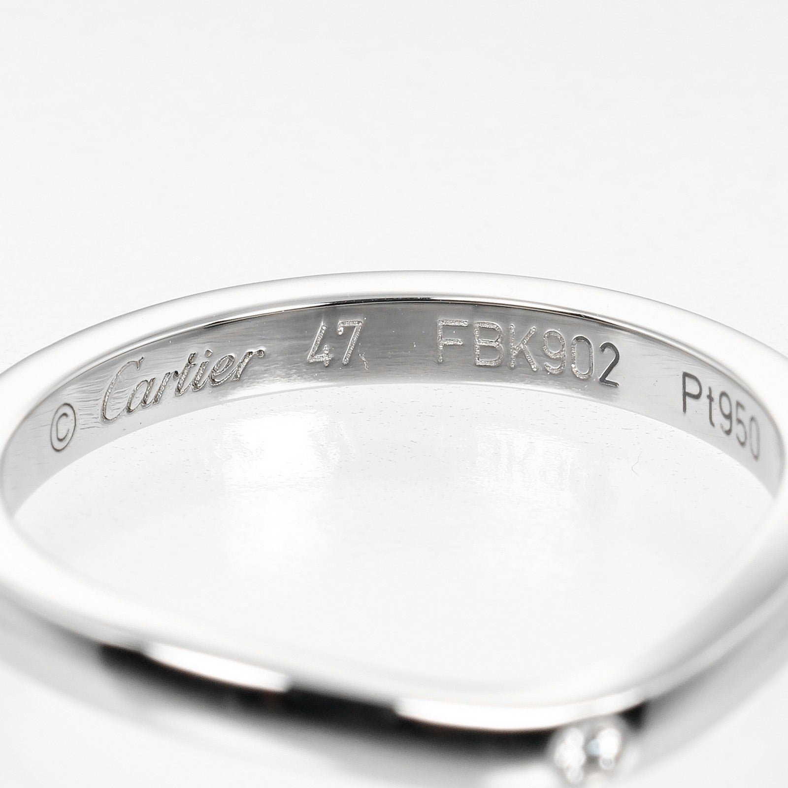 CARTIER】カルティエ バレリーナ カーブ リング・指輪 7号 – NISHIKINO