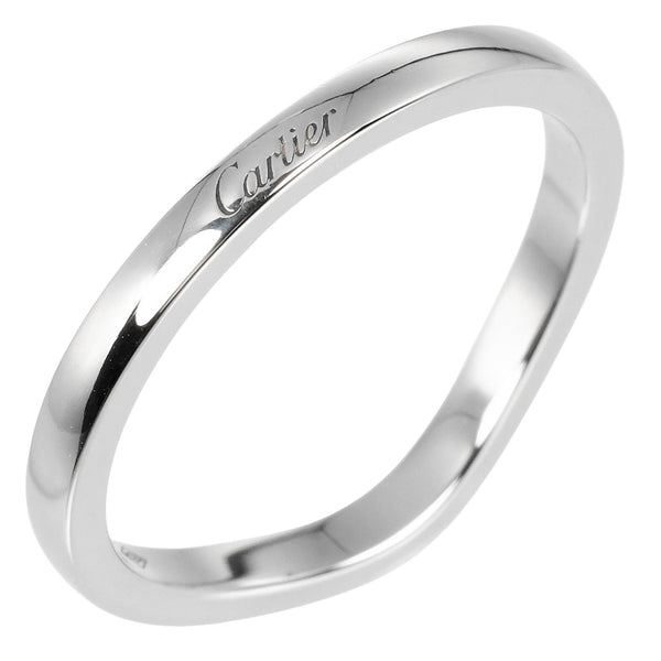 [Cartier] Cartier 
 Curva de bailarina No. 13.5 Anillo / anillo 
 PT950 Platinum aproximadamente 3.7G Ballerina Curve Damas A Rank