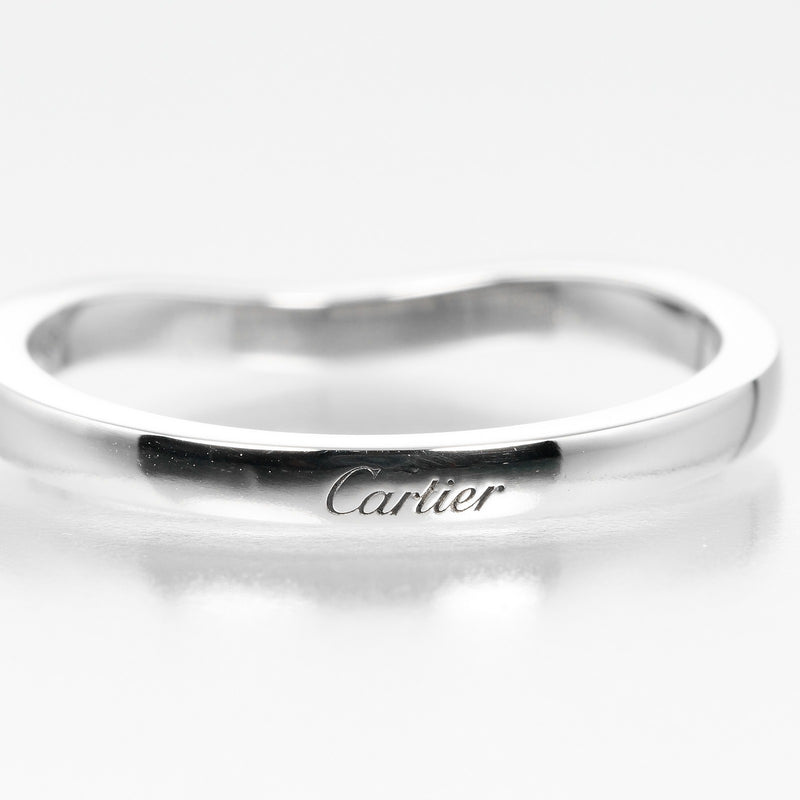 【CARTIER】カルティエ
 バレリーナ カーブ 13.5号 リング・指輪
 Pt950プラチナ 約3.7g Ballerina curve レディースAランク