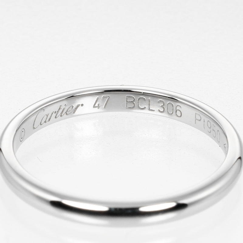 [Cartier] Cartier 
 1895 wedding No. 7 Ring
 PT950 Platinum about 2.2g 1895 Wedding Ladies A Rank