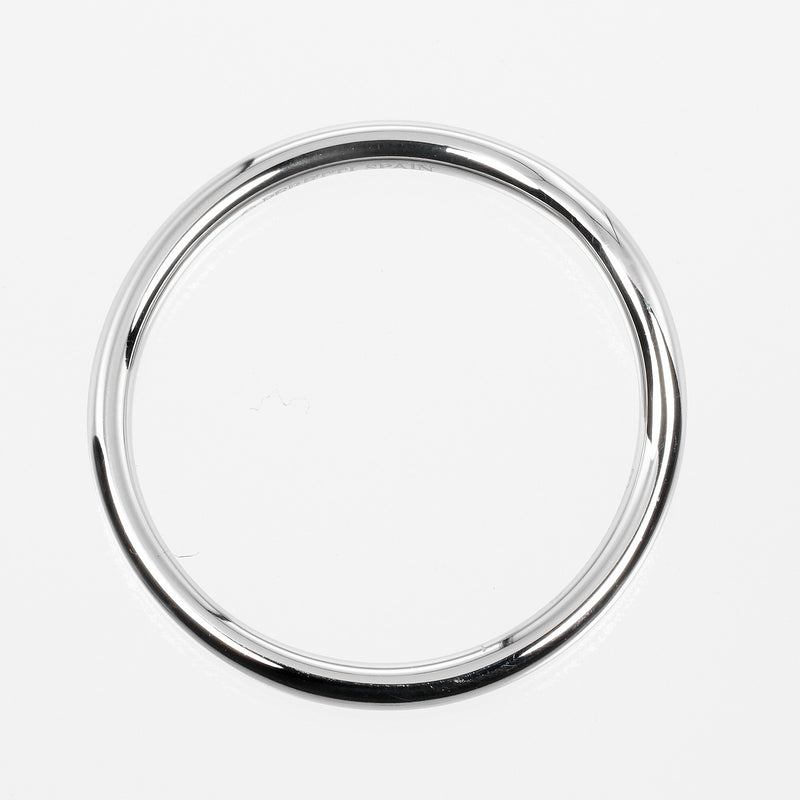 [Tiffany & co.]TIFFANY&Co.
 Banda curva No. 16 Anillo / anillo 
 Modelo de 2 mm PT950 Platinum aproximadamente 4 g de banda curva damas un rango