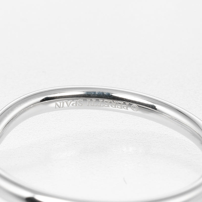 [Tiffany & co.] Tiffany 
 Bande incurvée n ° 16 anneau / anneau 
 Modèle de 2 mm PT950 Platinum Environ 4G Band incurvé Madames A RANG