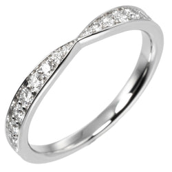 [Tiffany & co.] Tiffany 
 Harmony 8.5 Anneau / anneau 
 PT950 Platinum x Diamond environ 2,88 g harmonie mesdies un rang