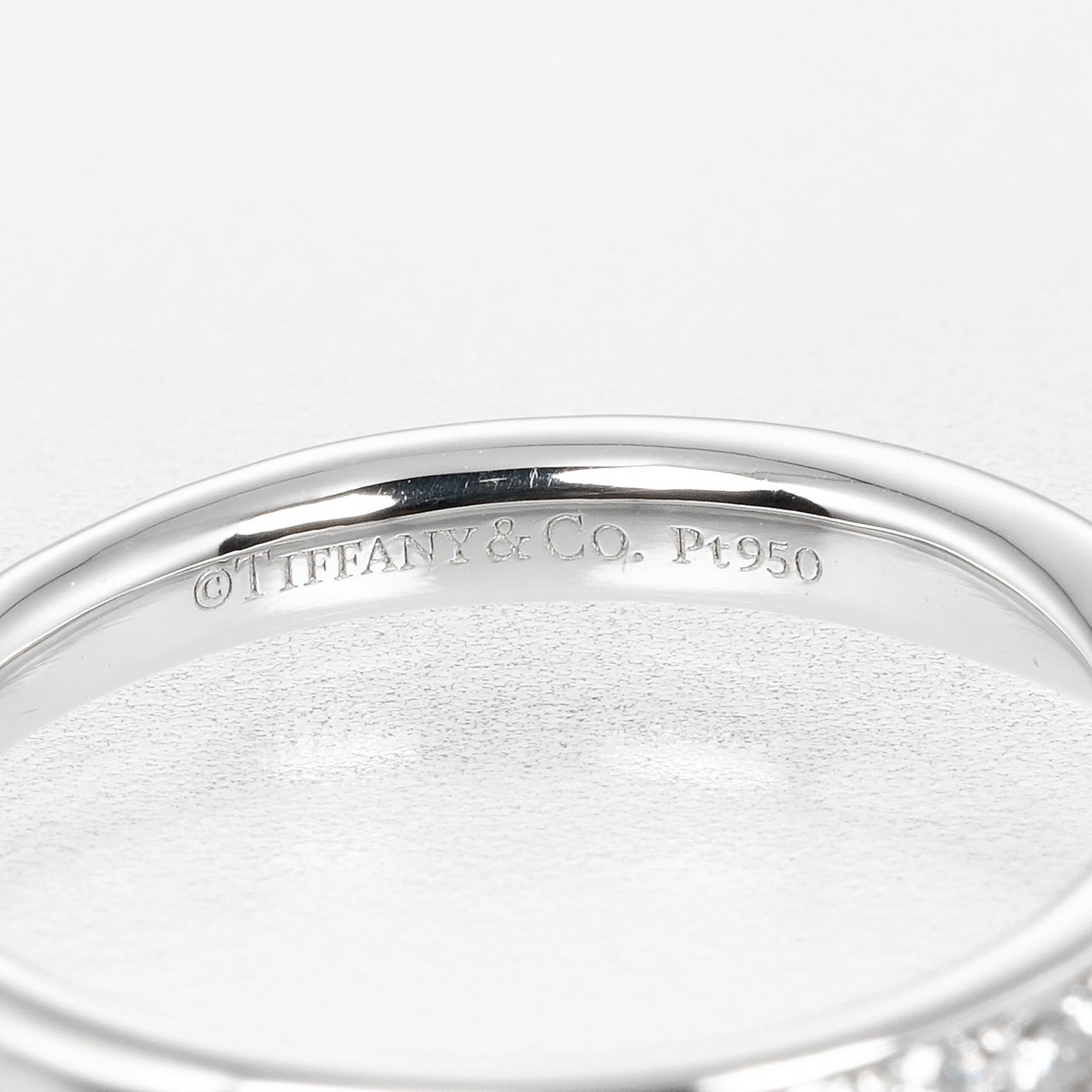 ティファニー　ナローリング　メタル　9号 ティファニー♥ナロー リング Tiffany シルバー 指輪 刻印 9号