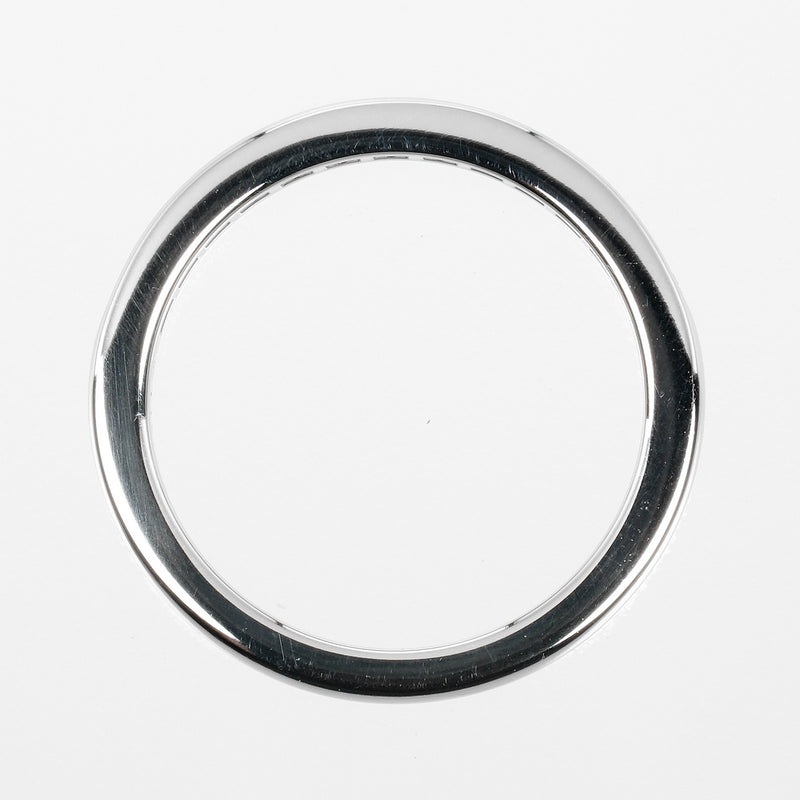 [Tiffany & co.] Tiffany 
 Réglage du demi-cercle n ° 6 Anneau / anneau 
 Modèle de 2,5 mm PT950 Platinum X Diamond environ 3,5 g de réglage de demi-cercle mesdames un rang