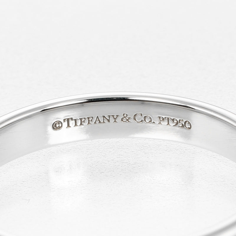 [Tiffany & co.] Tiffany 
 NOTS LUCIDA N ° 16 Anneau / anneau 
 3 mm PT950 Platinum environ 4,81 g notes lucida dames un rang