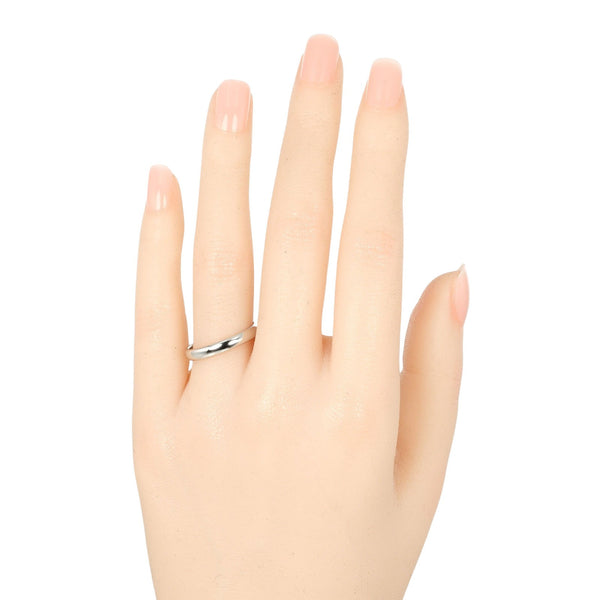 [Tiffany＆Co。]TIFFANY&Co.
 经典乐队14.5戒指 /戒指 
 3mm型号PT950白金大约4.9克经典乐队女士A等级