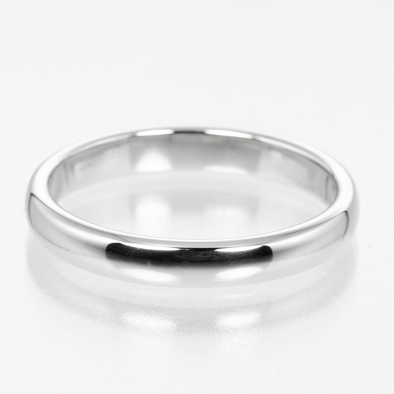 [Tiffany & co.]TIFFANY&Co.
 Classic Band No. 14.5 Ring
 3mm model PT950 Platinum Approximately 4.9G Classic Band Ladies A Rank