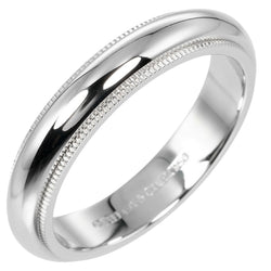 [Tiffany & co.]TIFFANY&Co.
 ToeGathered Milgrein No. 13.5 Ring
 4mm Model PT950 Platinum Approximately 8.1g GathERED MILGRAIN Ladies A Rank