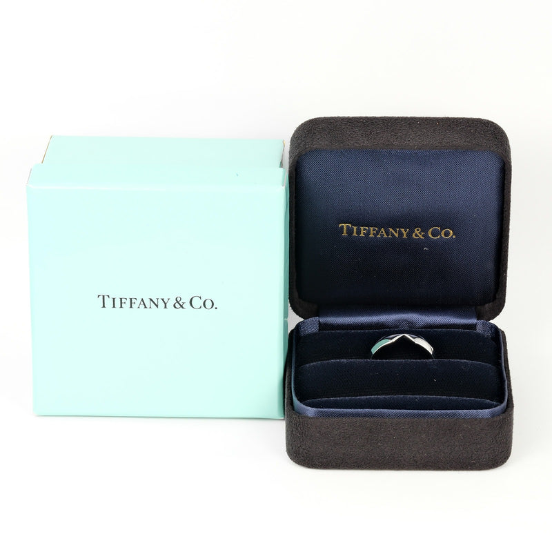 [Tiffany & co.]TIFFANY&Co.
 Anidando 22.5 anillo / anillo 
 PT950 Platinum aproximadamente 8.7 g anidando damas de ancho un rango