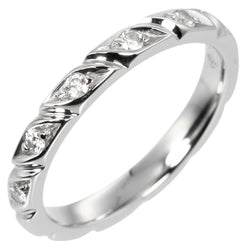 [CHAUMET] Shome 
 Torpsard No. 7 Ring
 PT950 Platinum x 8P Diamond about 3.5g TORSADE Ladies A Rank