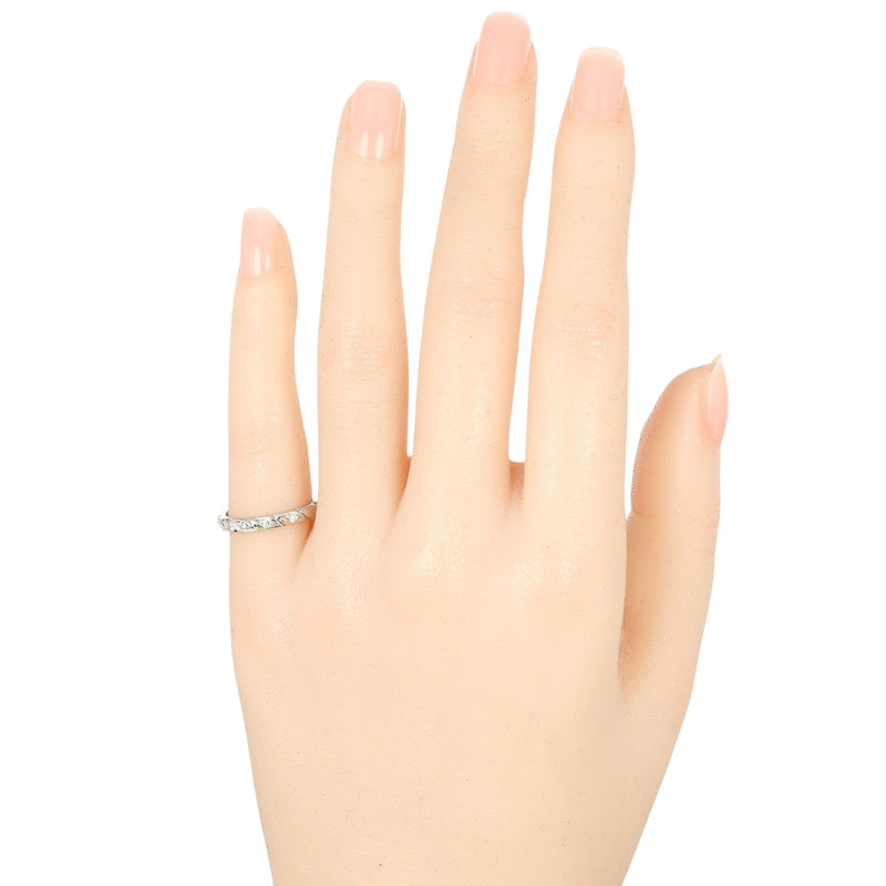 [CHAUMET] Shome 
 Torpsard No. 7 Ring
 PT950 Platinum x 8P Diamond about 3.5g TORSADE Ladies A Rank