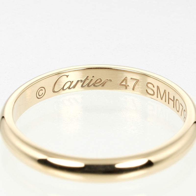 [Cartier] Cartier 
 1895 boda 7 anillo / anillo 
 18KOro amarillo aproximadamente 2G 1895 Ladies de bodas un rango