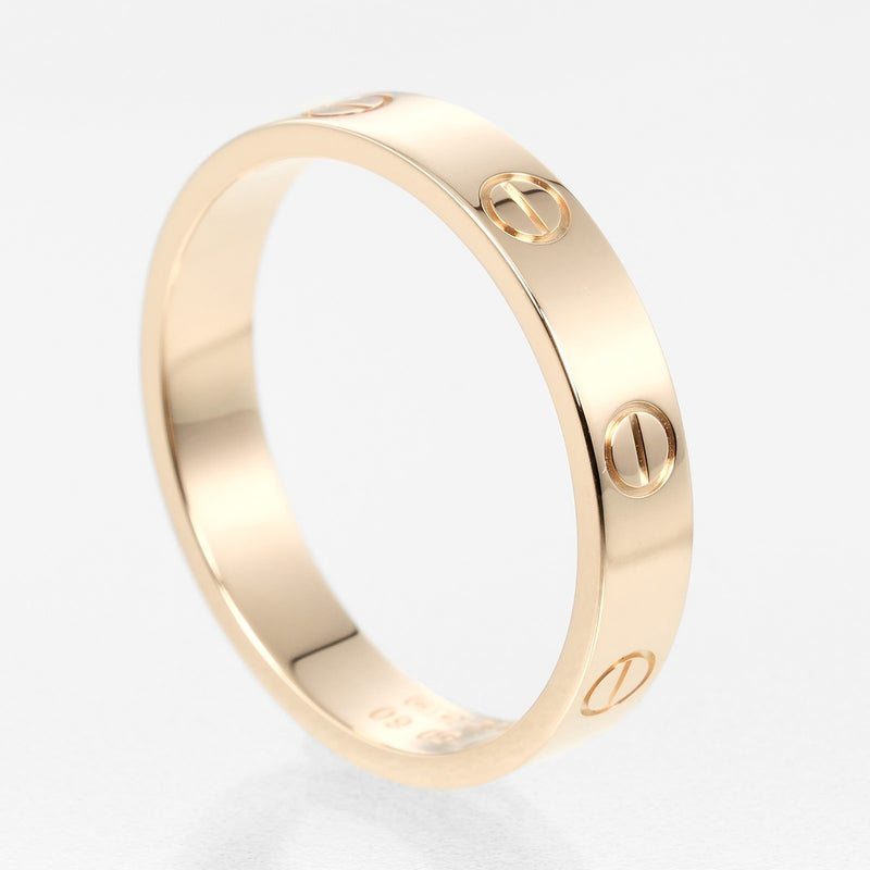 [Cartier] Cartier 
 Mini Boda de amor No. 19.5 Anillo / anillo 
 18KOro rosa aproximadamente 4.7g mini amor Boda Men's A Rank