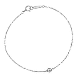 【TIFFANY&Co.】ティファニー
 バイザヤード ブレスレット
 Pt950プラチナ×ダイヤモンド 約1.2g By the yard レディースAランク