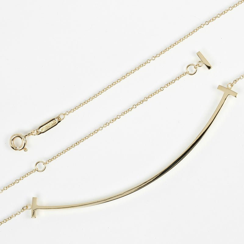 【TIFFANY&Co.】ティファニー Tスマイル ラージ ネックレス