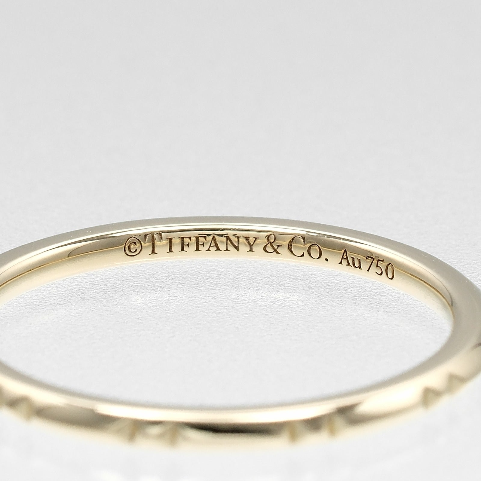 TIFFANY&Co.】ティファニー トゥルー バンド リング・指輪 13.5号