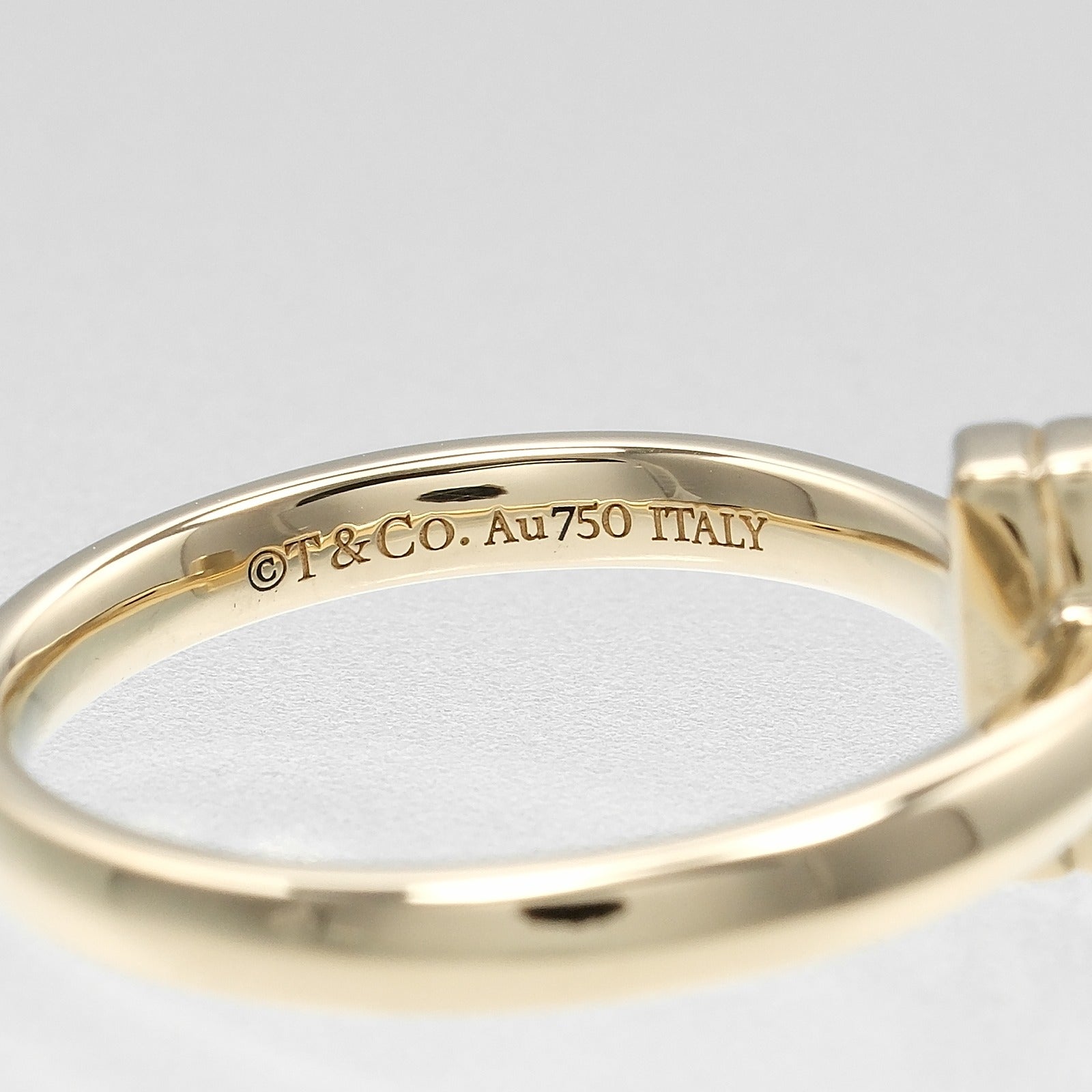 【値下げ】ティファニー　Tワンリング　8号 TIFFANY&Co.】ティファニー Tワン リング・指輪 8号 – NISHIKINO