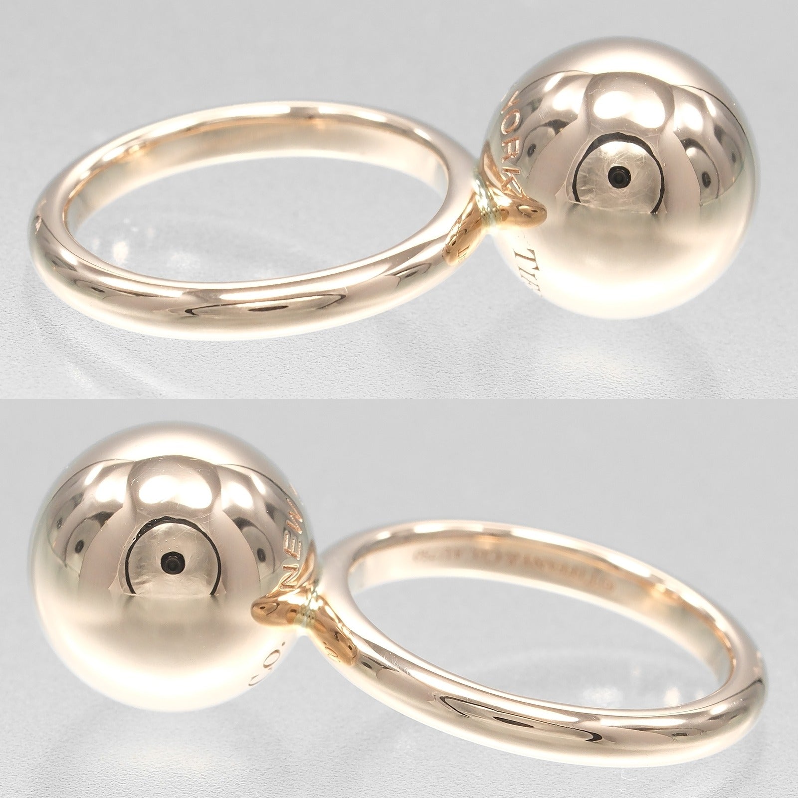 TIFFANY&Co.】ティファニー ハードウェア ボール リング・指輪 9号