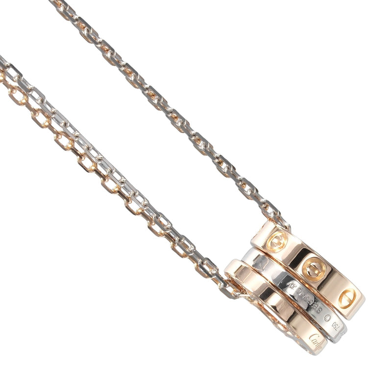 【CARTIER】カルティエ ラブ スリーフープ ネックレス