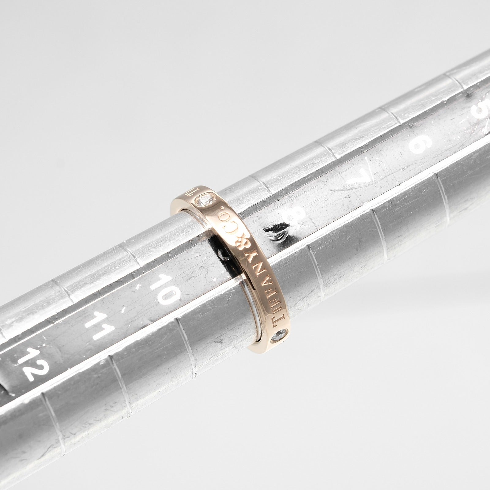 TIFFANY&Co.】ティファニー フラットバンド リング・指輪 9号