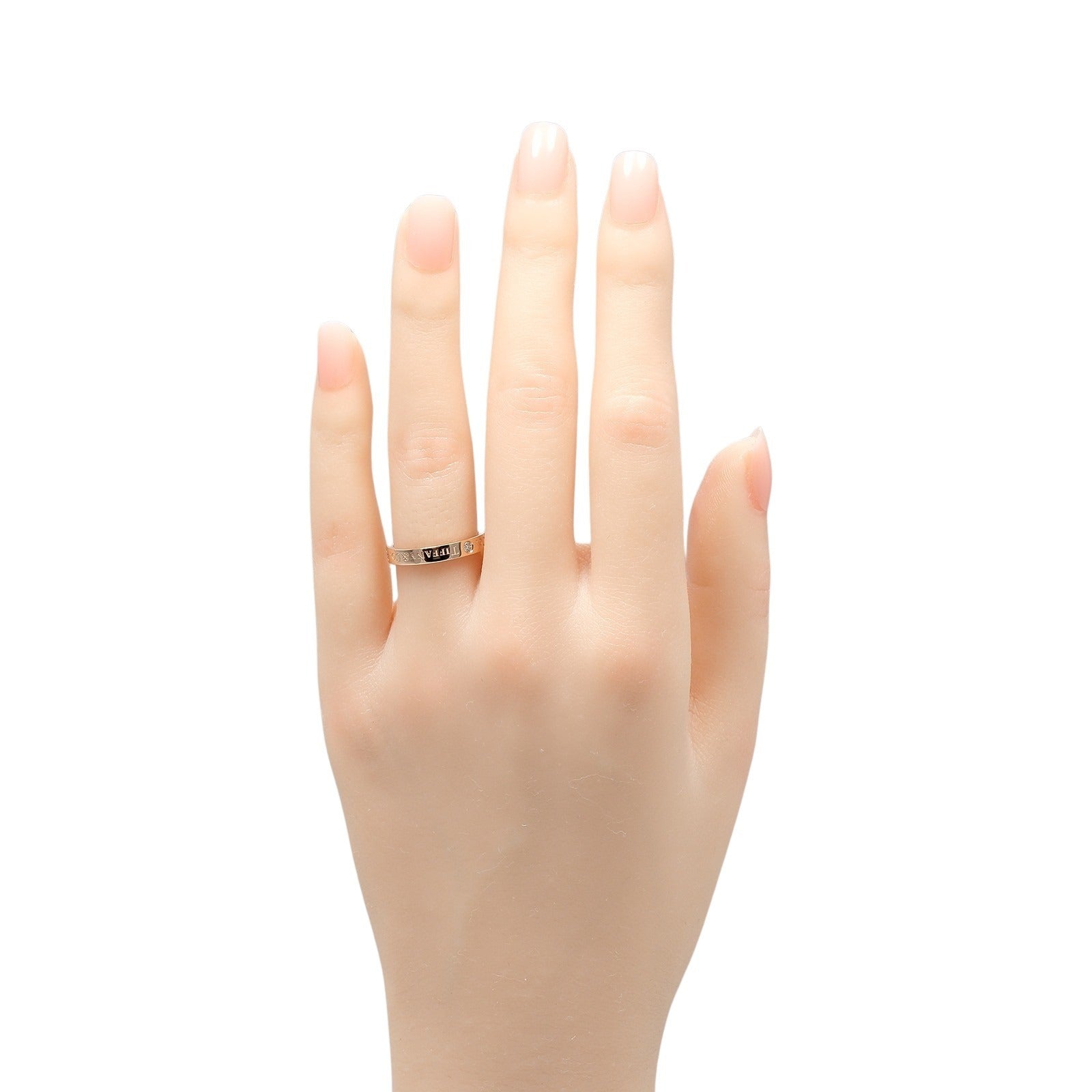 TIFFANY&Co.】ティファニー フラットバンド リング・指輪 9号 