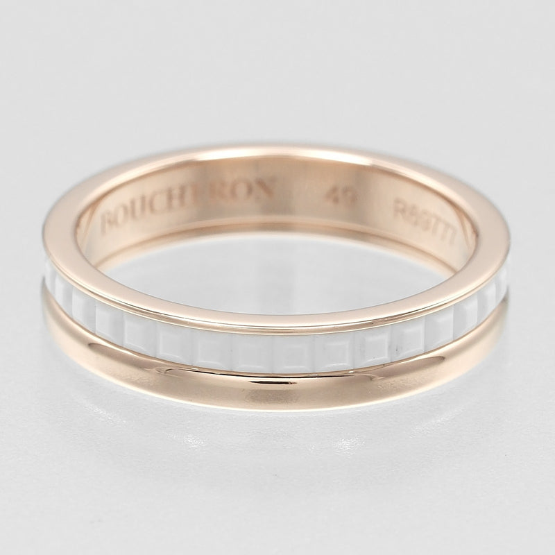 Boucheron】ブシュロン キャトル ハーフ ホワイト リング・指輪 8.5号